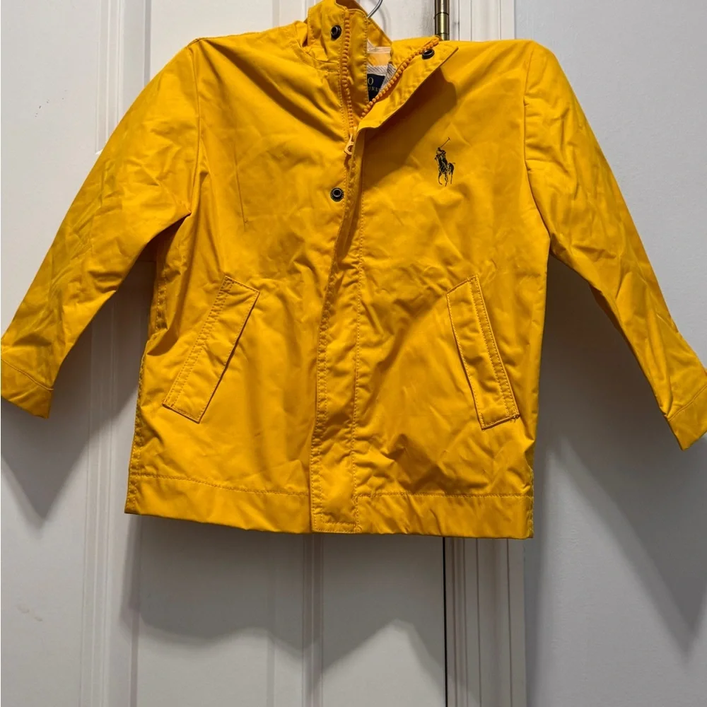 Polo by Ralph Lauren Yellow Raincoat Lightweight Weather-Resistant 3T